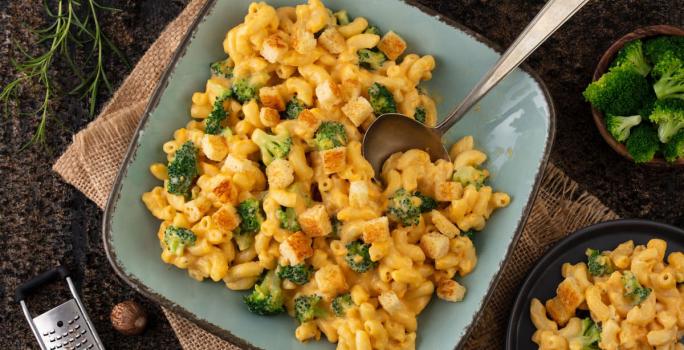 Macarrones con Queso y Brócoli