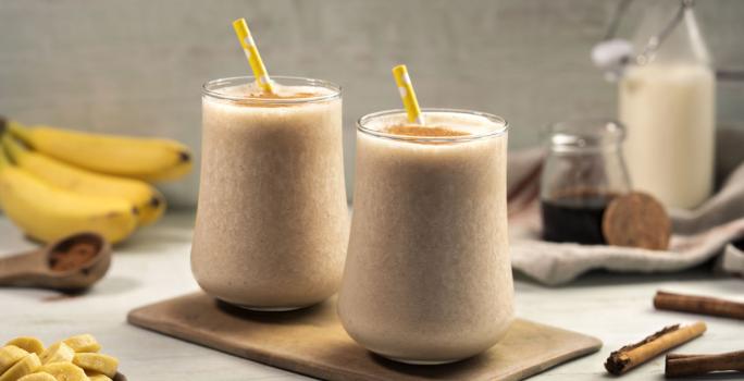 Smoothie de Banano y Canela sin Lactosa