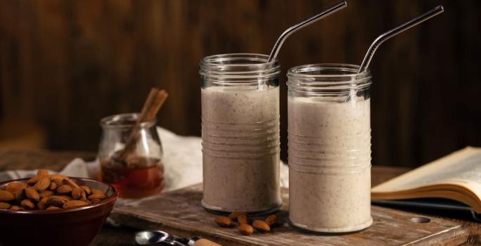 Milshake de almendra y miel