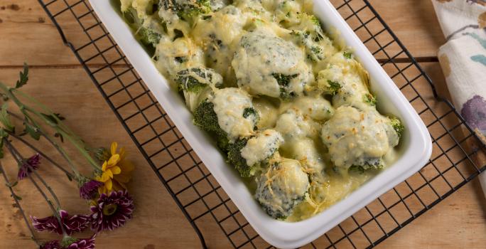 Brócoli gratinado