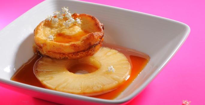 Flan de Piña