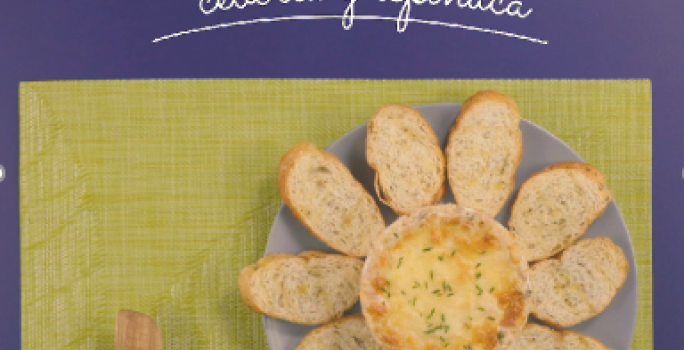 Dip de Champiñones cebolla y espinaca