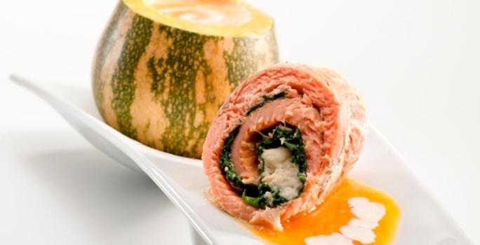 Deliciosa receta fácil de trucha rellena