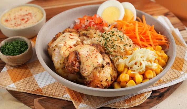 Bowl de pollo con cocolon en la Airfryer