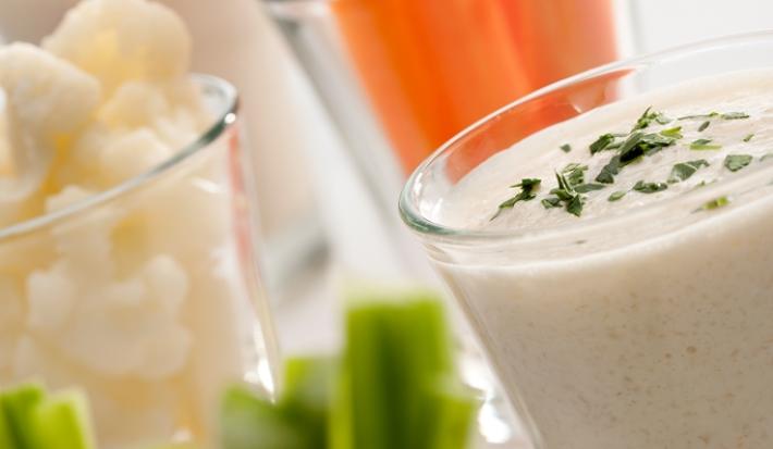 Dip delicioso de coliflor