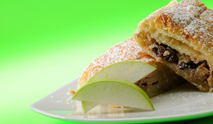 Hojaldre con manzana Hojaldre con manzana
