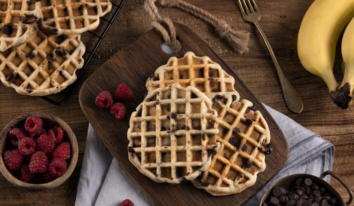 Waffles de Chocobanana