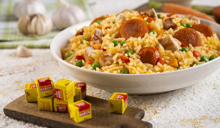Arroz con pollo y chorizo