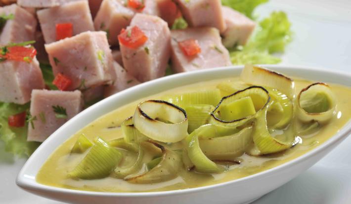 Salsa de cebolla a la crema Salsa de cebolla a la crema