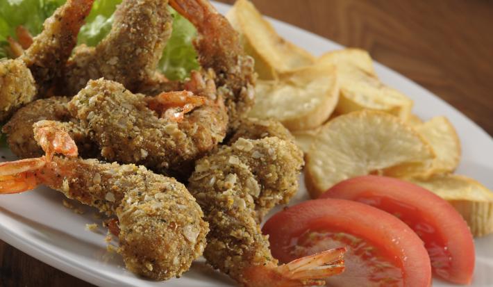 Camarones crocantes