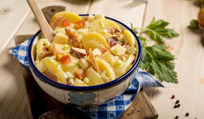 Ensalada de papas al curry