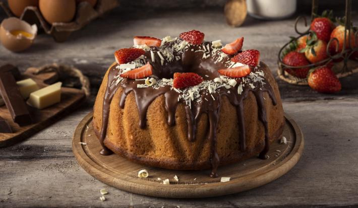 Torta de Manjar y Chocolate