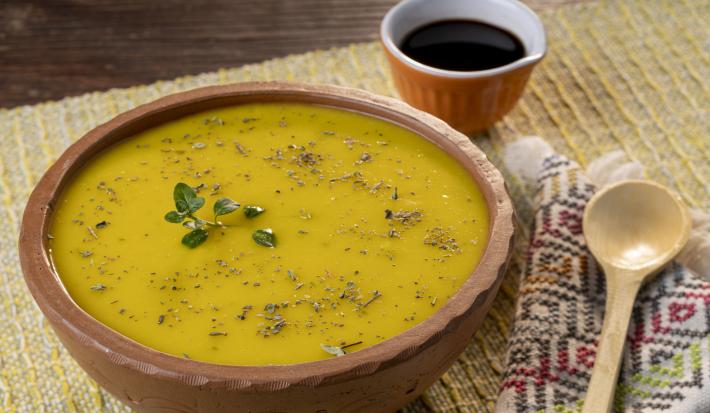 Crema de Zapallo y Jengibre