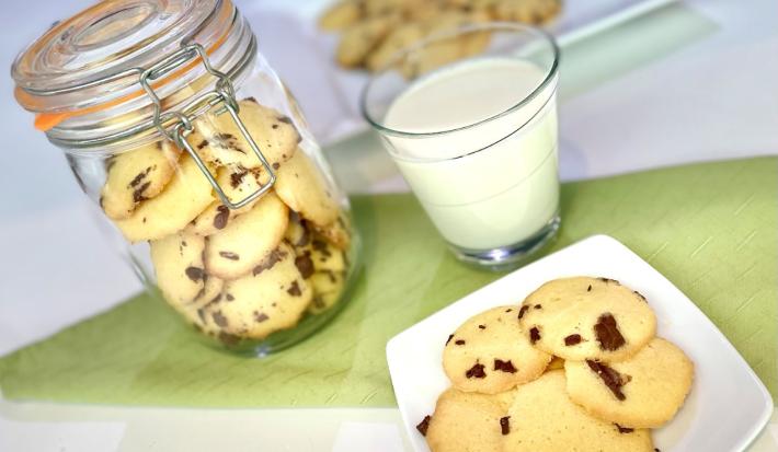 galletas de maicena y chispas de chocolate