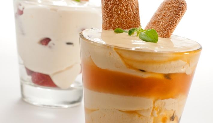 Tiramisú de maracuyá