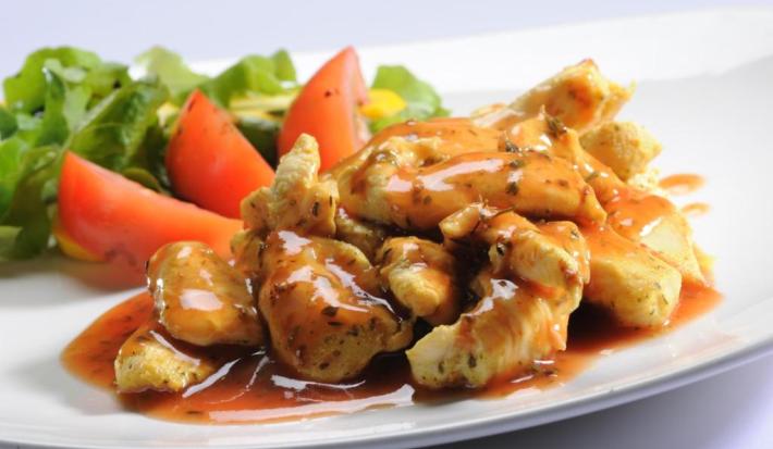 Filete de pollo y hierbas