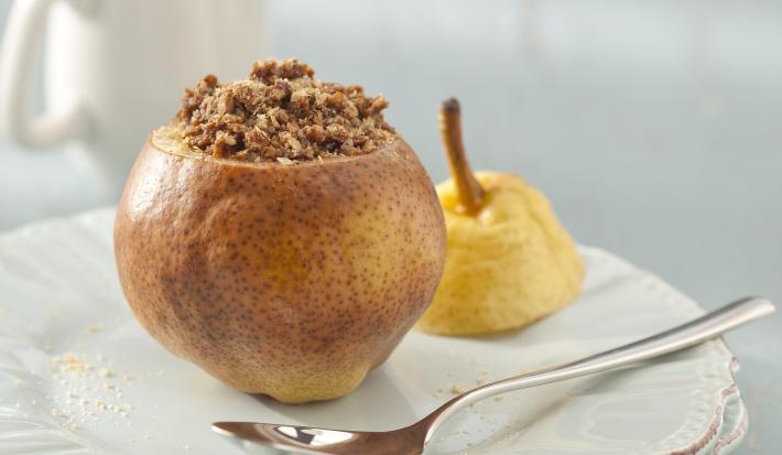 peras rellenas-frutos secos-recetas-nesfit-nestle peras rellenas-frutos secos-recetas-nesfit-nestle