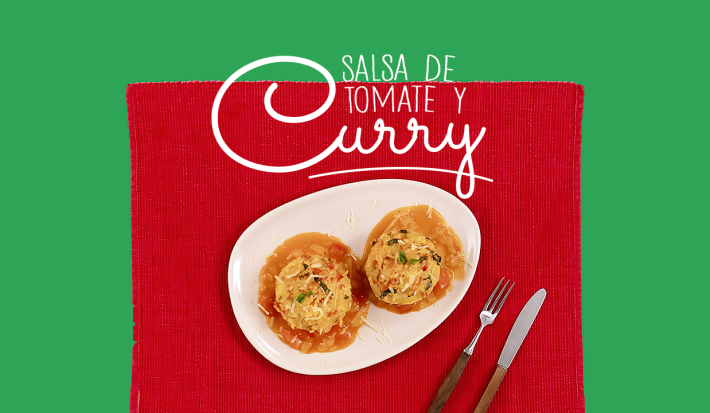 Salsa de tomate y curry