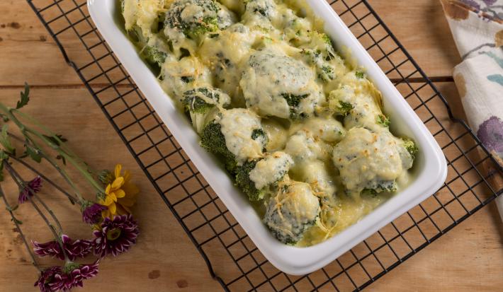 Brócoli gratinado