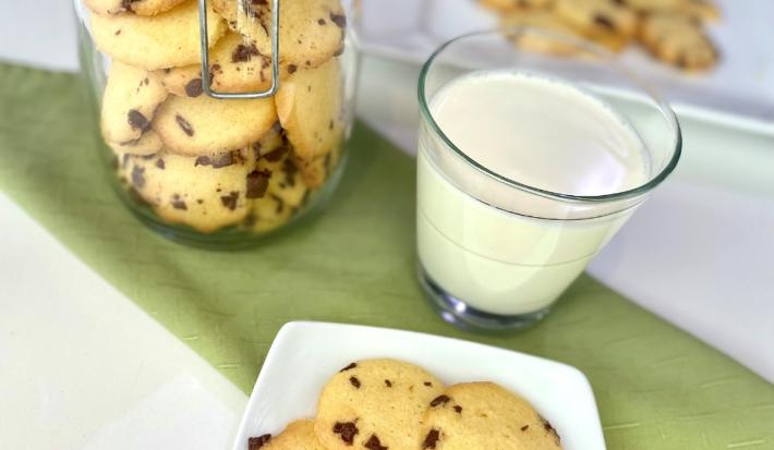 galletas de maicena con chispas de chocolate
