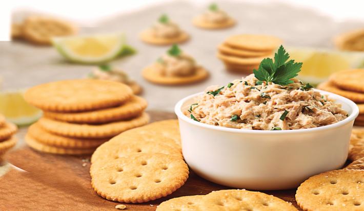 Receta Dip de atún fácil con Ricas® Receta Dip de atún fácil con Ricas®